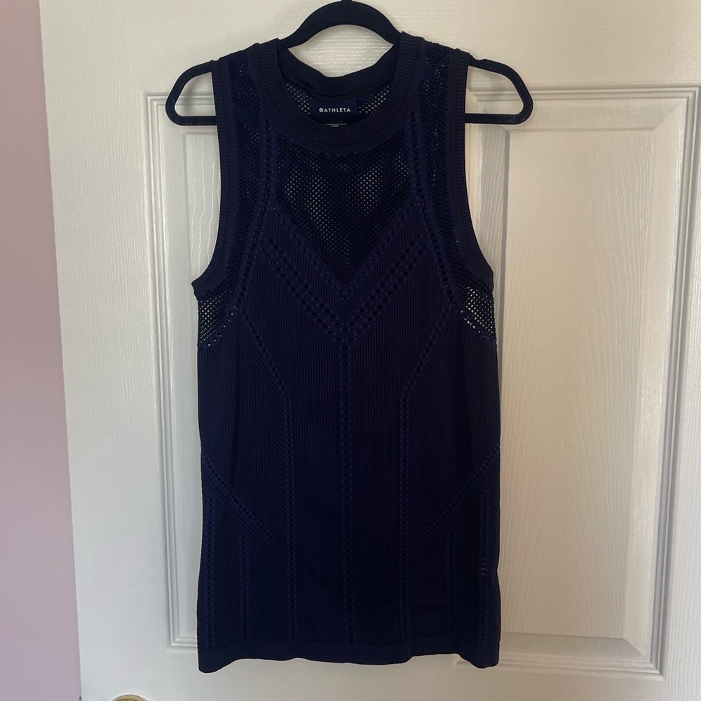 Athleta Oxygen Tank Seamless workout Mesh